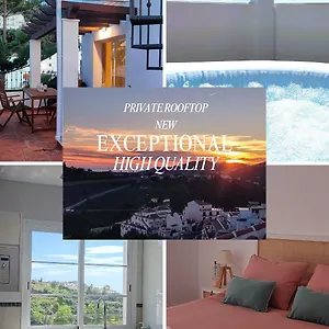 Apartment Penthouse With Hot Tub And Air Conditioning Offering Breathtaking Panoramic Mountain And Sea Views, Competa